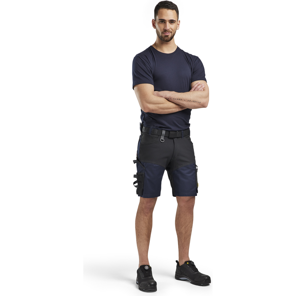 Blaklader Stretch Craftsman Shorts, Dark Navy/Black (5)