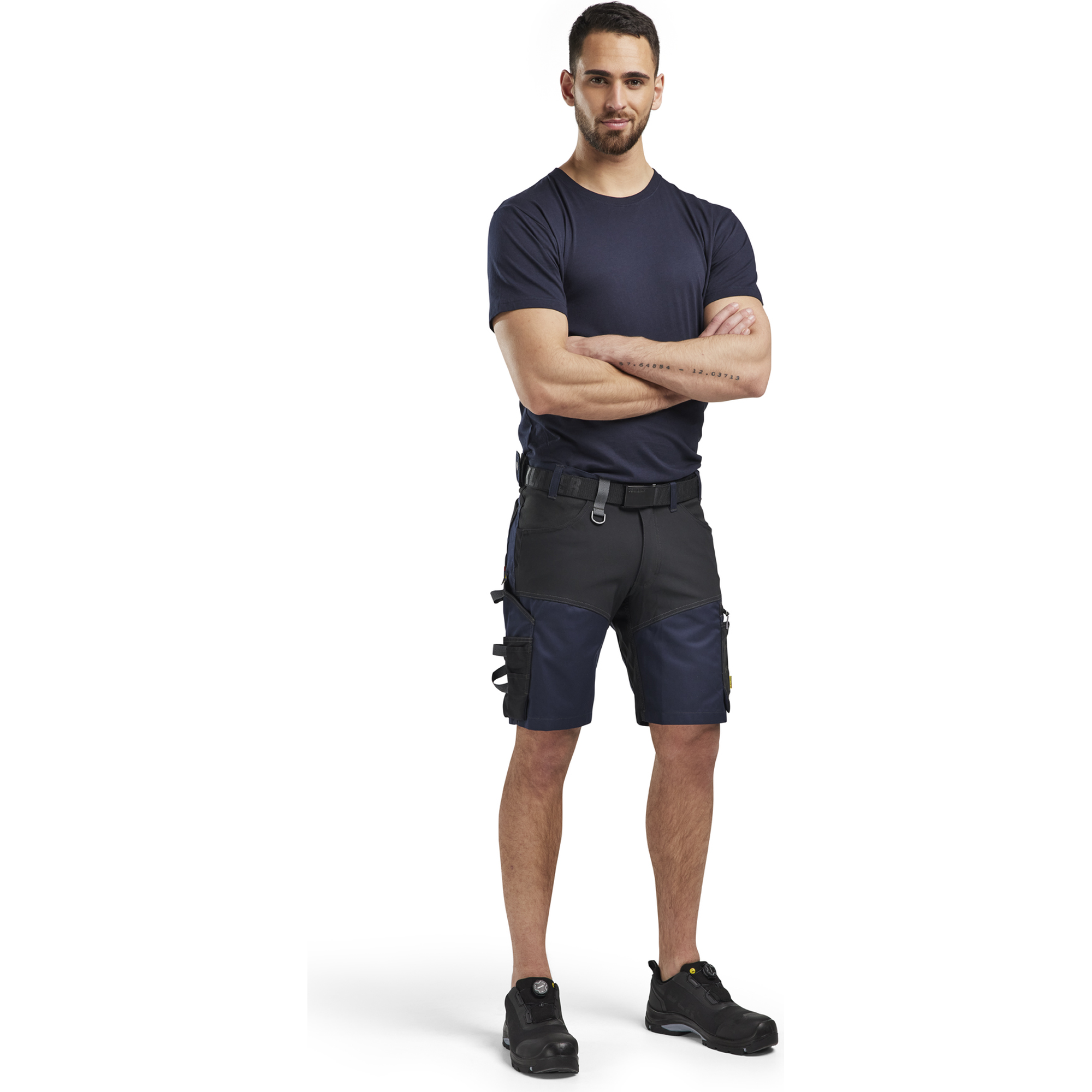 Blaklader Stretch Craftsman Shorts, Dark Navy/Black (5)