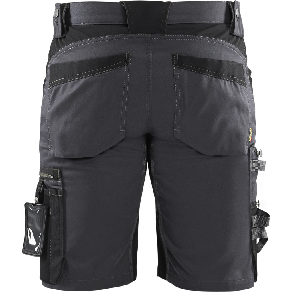 Blaklader Stretch Craftsman Shorts, Medium Grey/Black (4)
