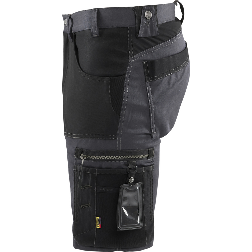 Blaklader Stretch Craftsman Shorts, Medium Grey/Black (3)
