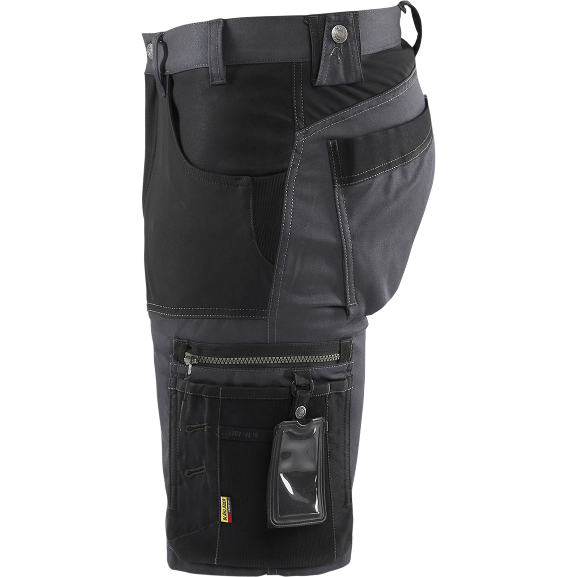 Blaklader Stretch Craftsman Shorts, Medium Grey/Black (3)
