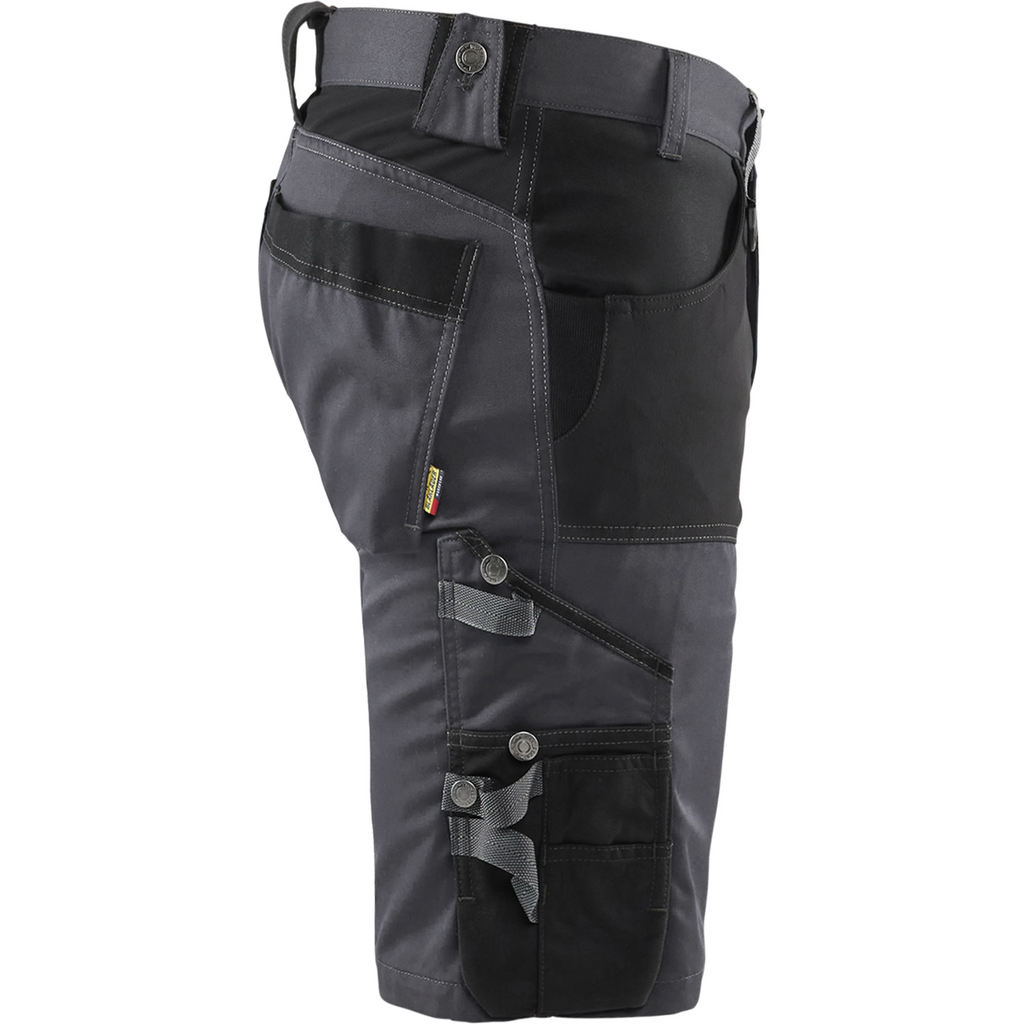 Blaklader Stretch Craftsman Shorts, Medium Grey/Black (2)