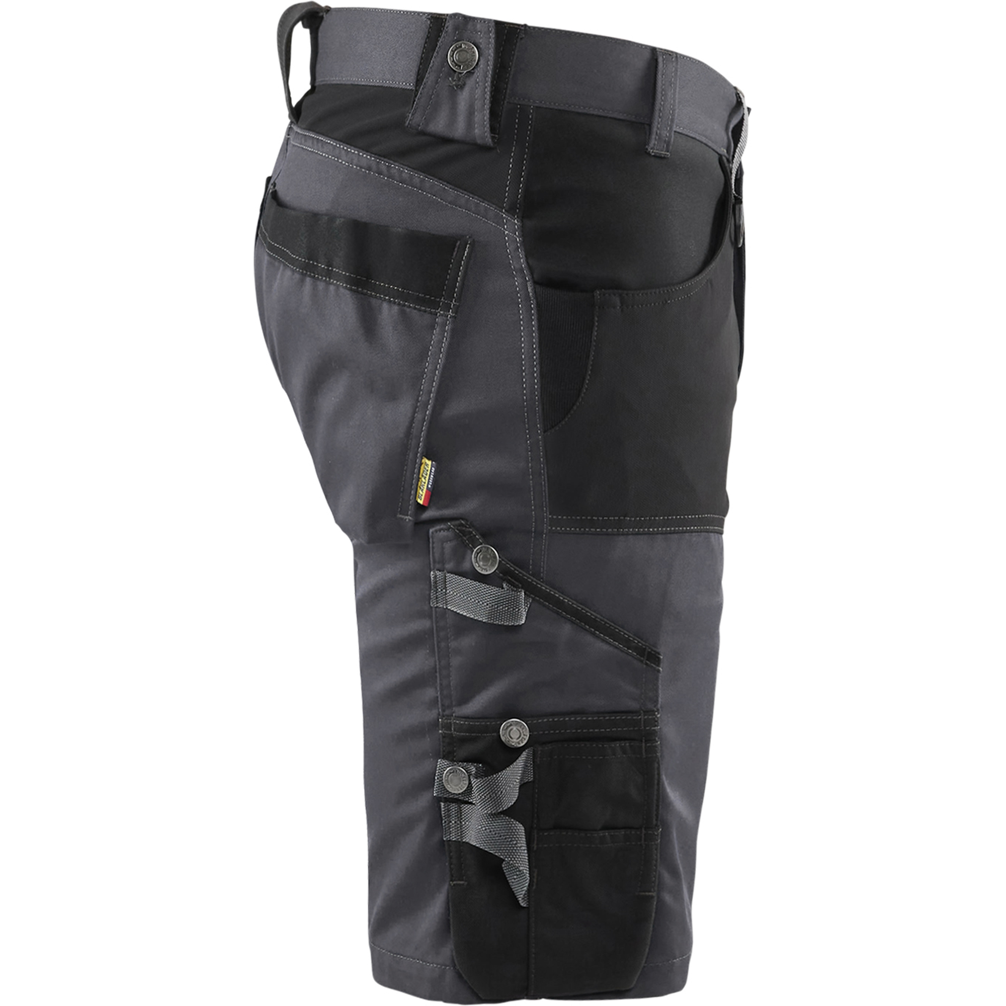 Blaklader Stretch Craftsman Shorts, Medium Grey/Black (2)