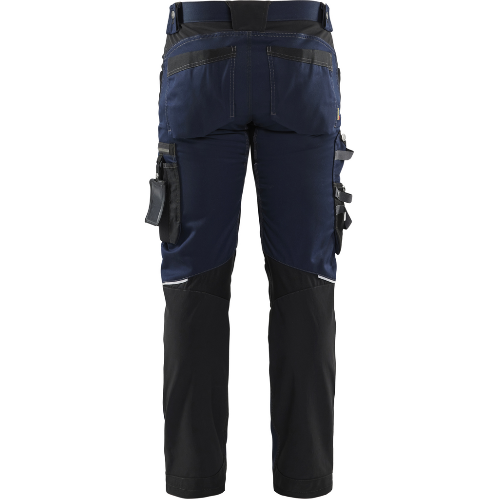 Blaklader Stretch Craftsman Work Trousers, Dark Navy/Black (4)