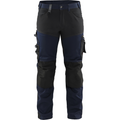 Blaklader Stretch Craftsman Work Trousers, Dark Navy/Black
