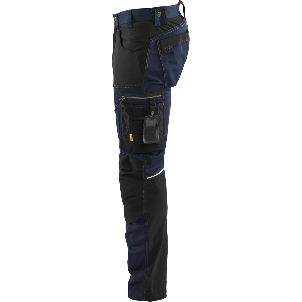 Blaklader Stretch Craftsman Work Trousers, Dark Navy/Black (3)