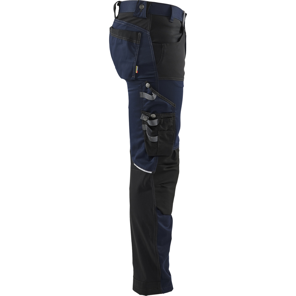 Blaklader Stretch Craftsman Work Trousers, Dark Navy/Black (2)