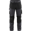Blaklader Stretch Craftsman Work Trousers, Medium Grey/Black