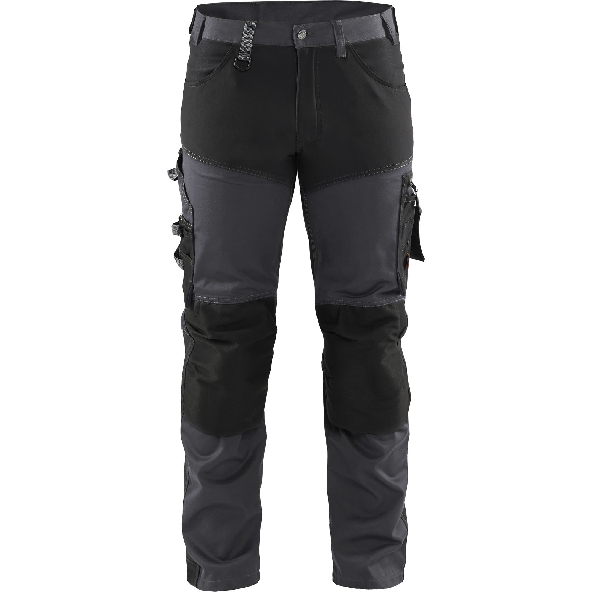 Blaklader Stretch Craftsman Work Trousers, Medium Grey/Black