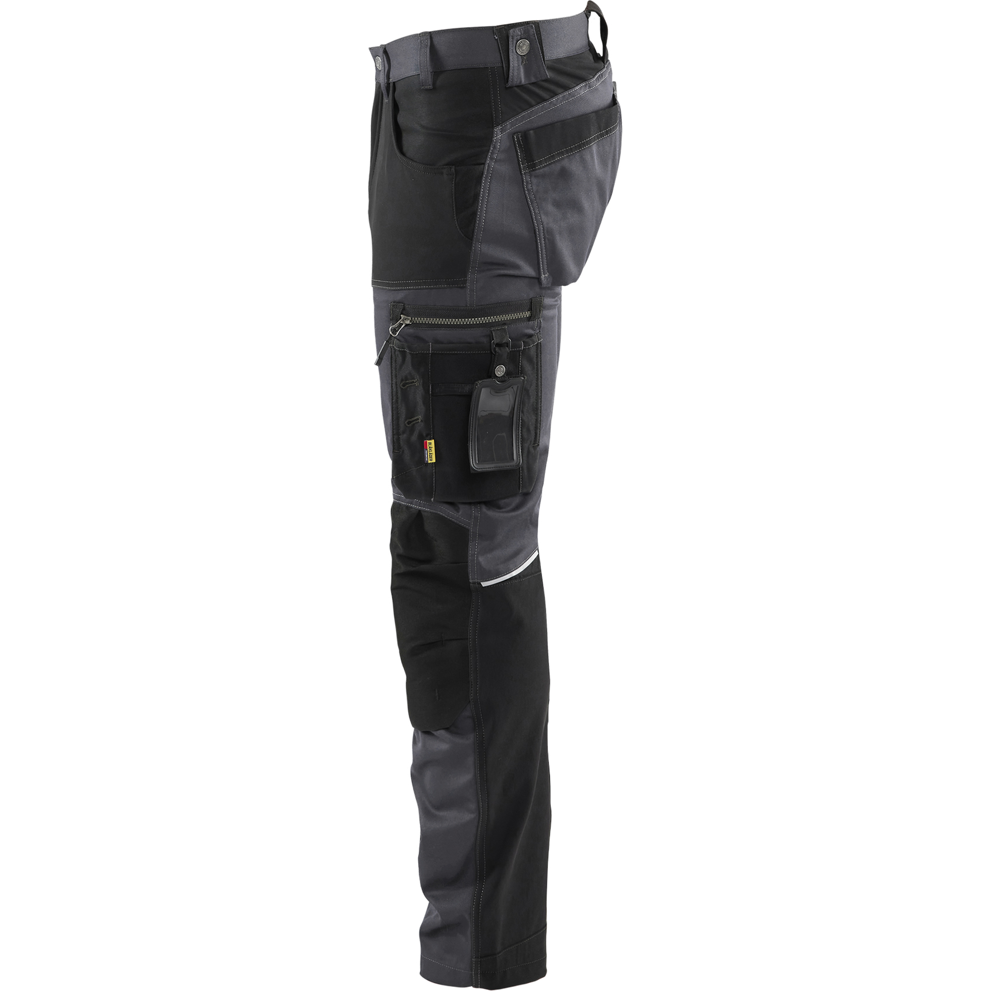 Blaklader Stretch Craftsman Work Trousers, Medium Grey/Black (3)