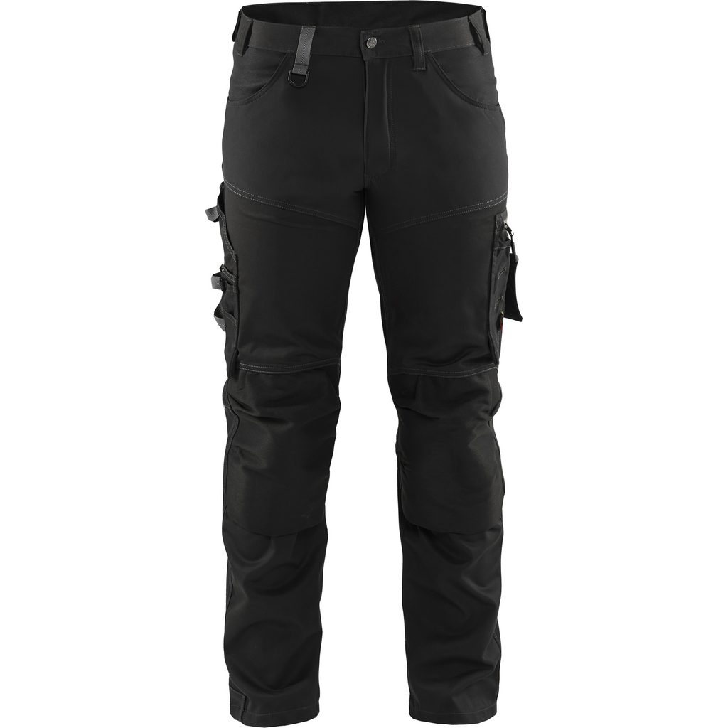 Blaklader Stretch Craftsman Work Trousers, Black