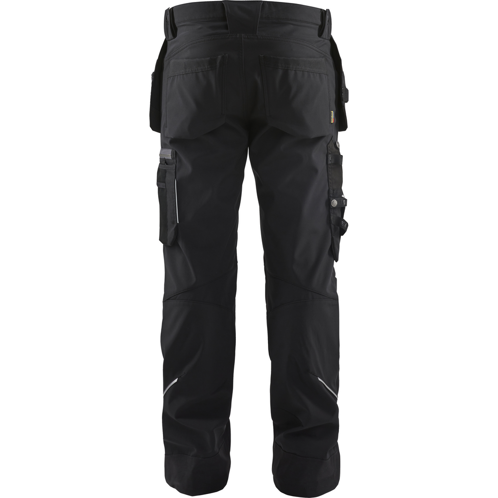 Blaklader Softshell Craftsman Work Trousers, Black (4)