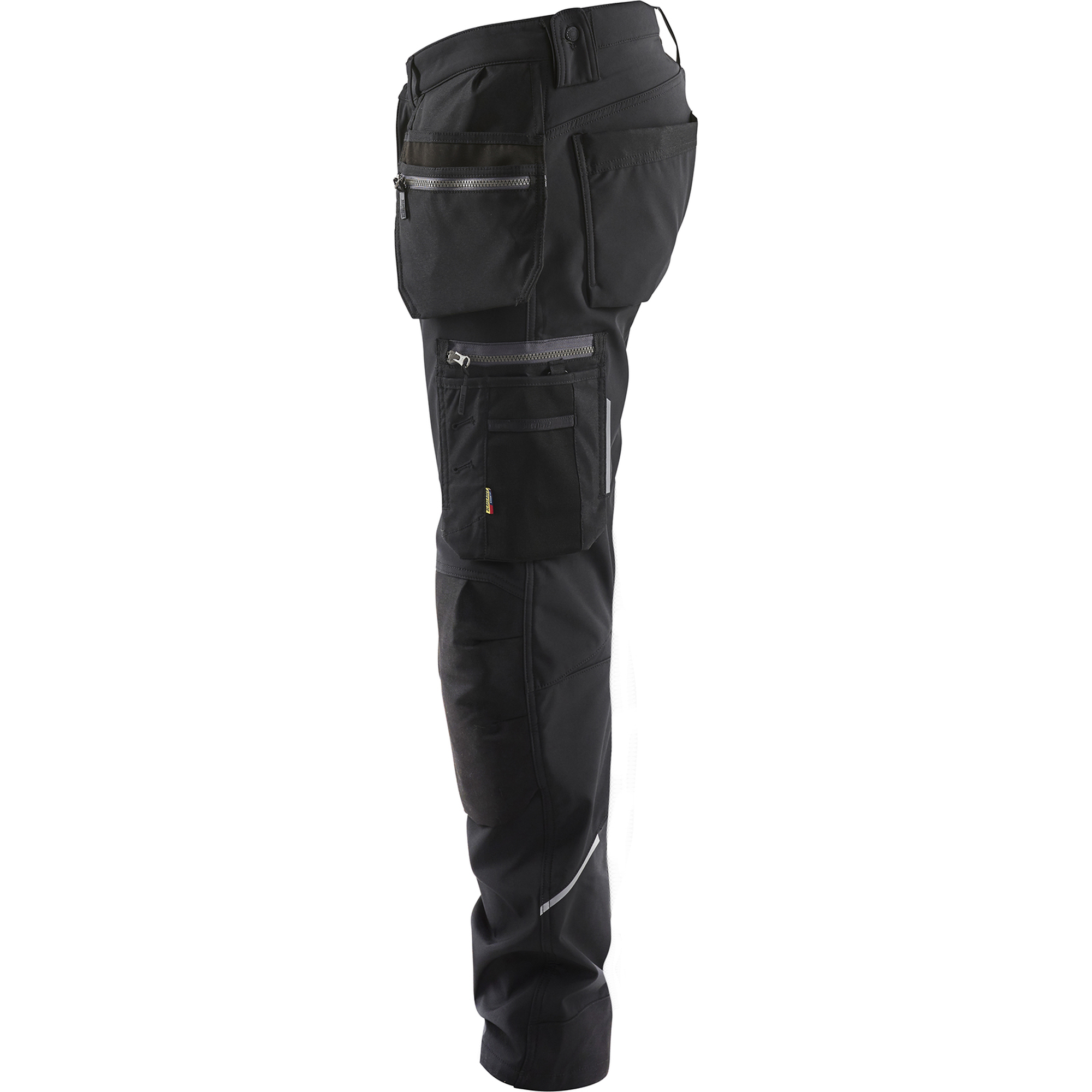 Blaklader Softshell Craftsman Work Trousers, Black (3)