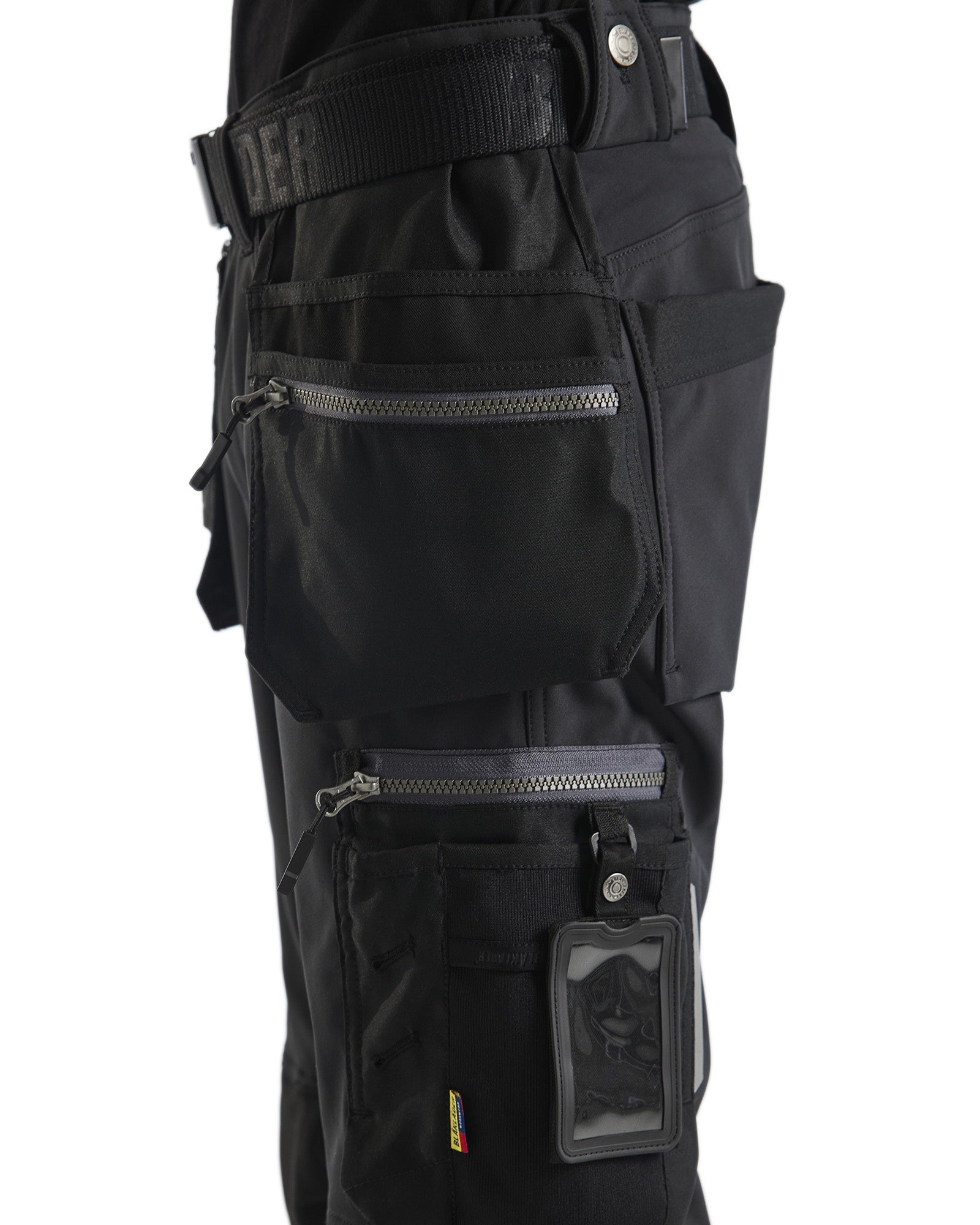 Blaklader Softshell Craftsman Work Trousers, Black (7)
