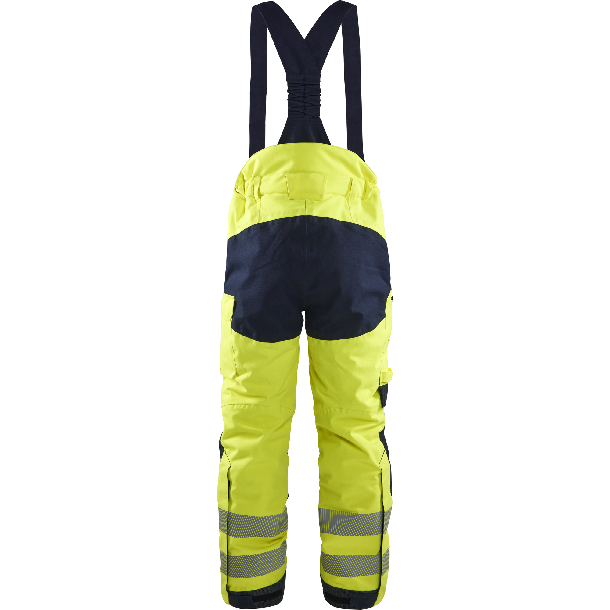 Blaklader Multinorm Winter Bib and Brace, Yellow/Navy (4)