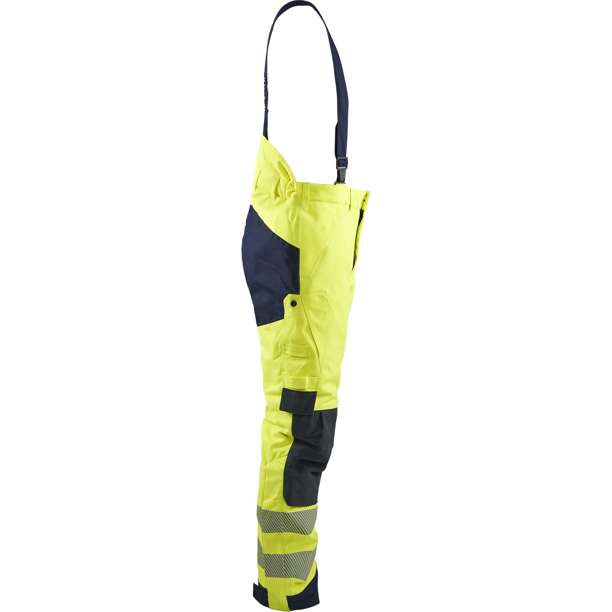 Blaklader Multinorm Winter Bib and Brace, Yellow/Navy (2)