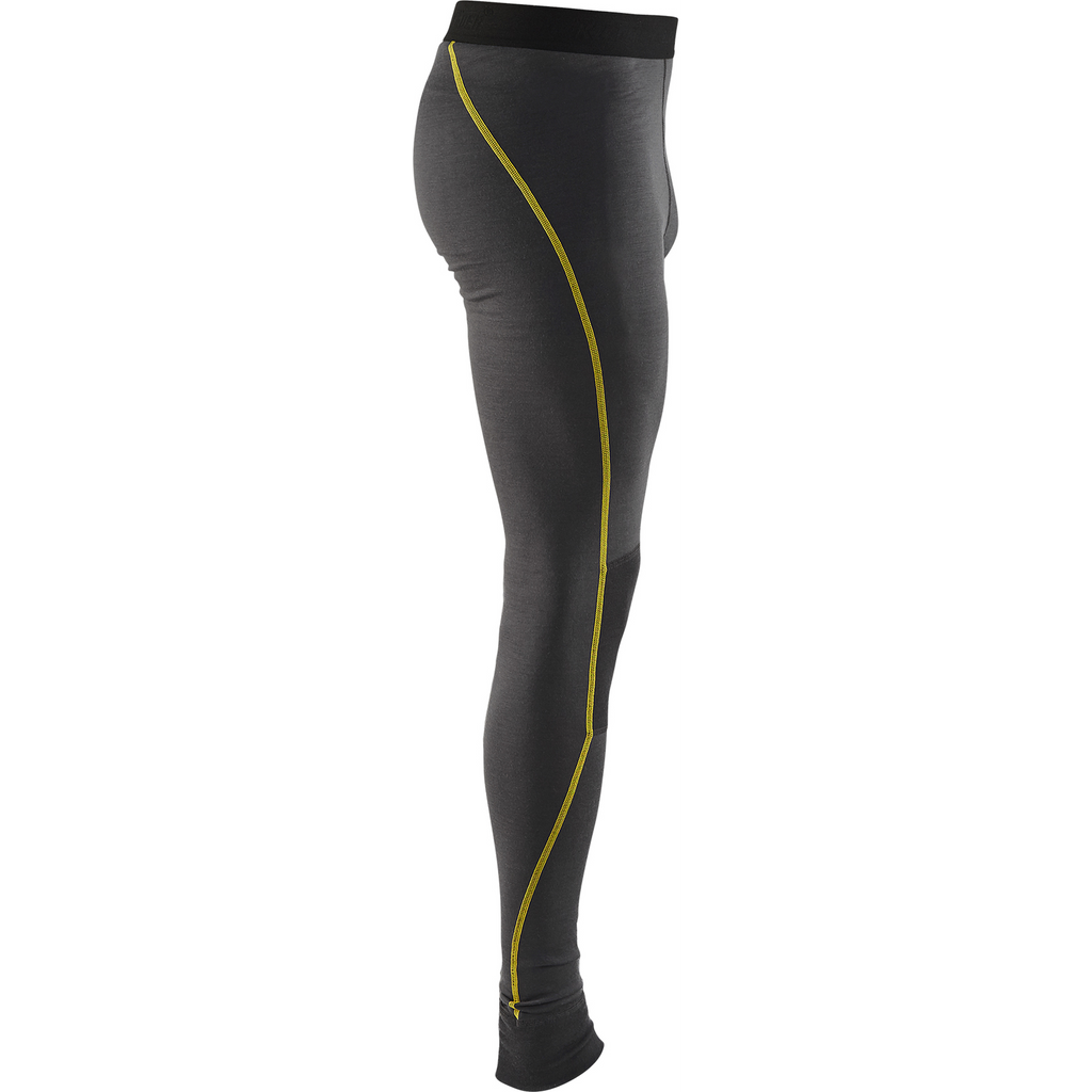 Blaklader XLIGHT Merino Wool Long Johns, Dark Grey/Yellow (2)