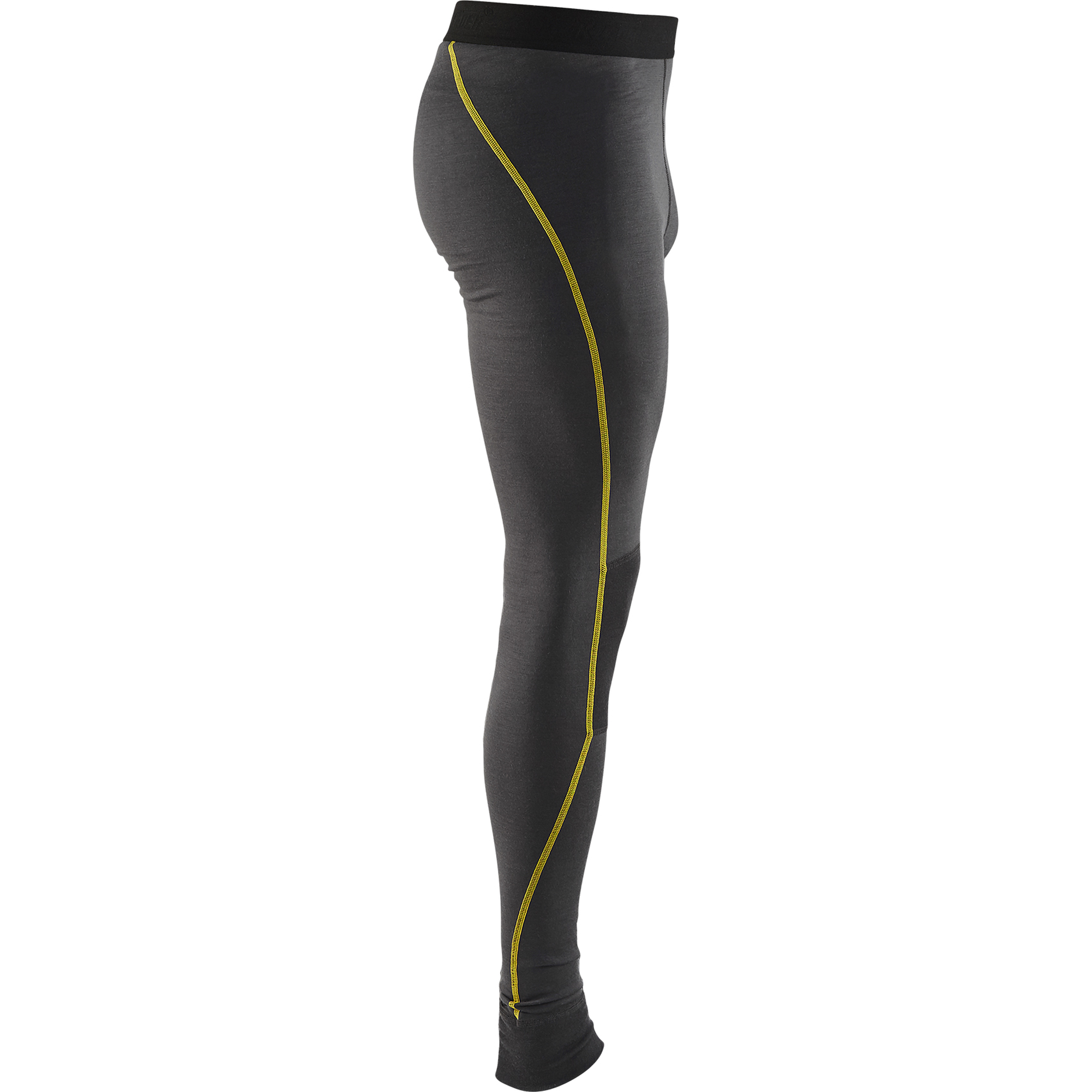 Blaklader XLIGHT Merino Wool Long Johns, Dark Grey/Yellow (2)