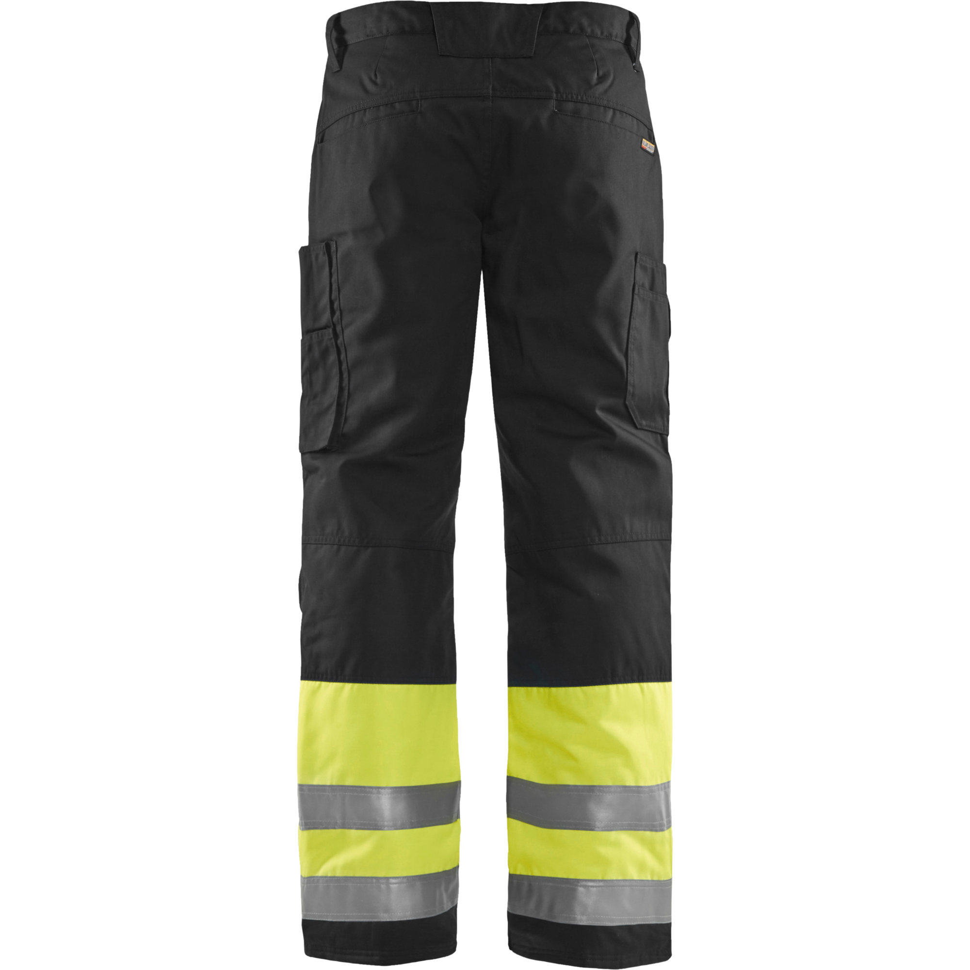 Blaklader High Vis Work Trousers, Yellow/Black (4)