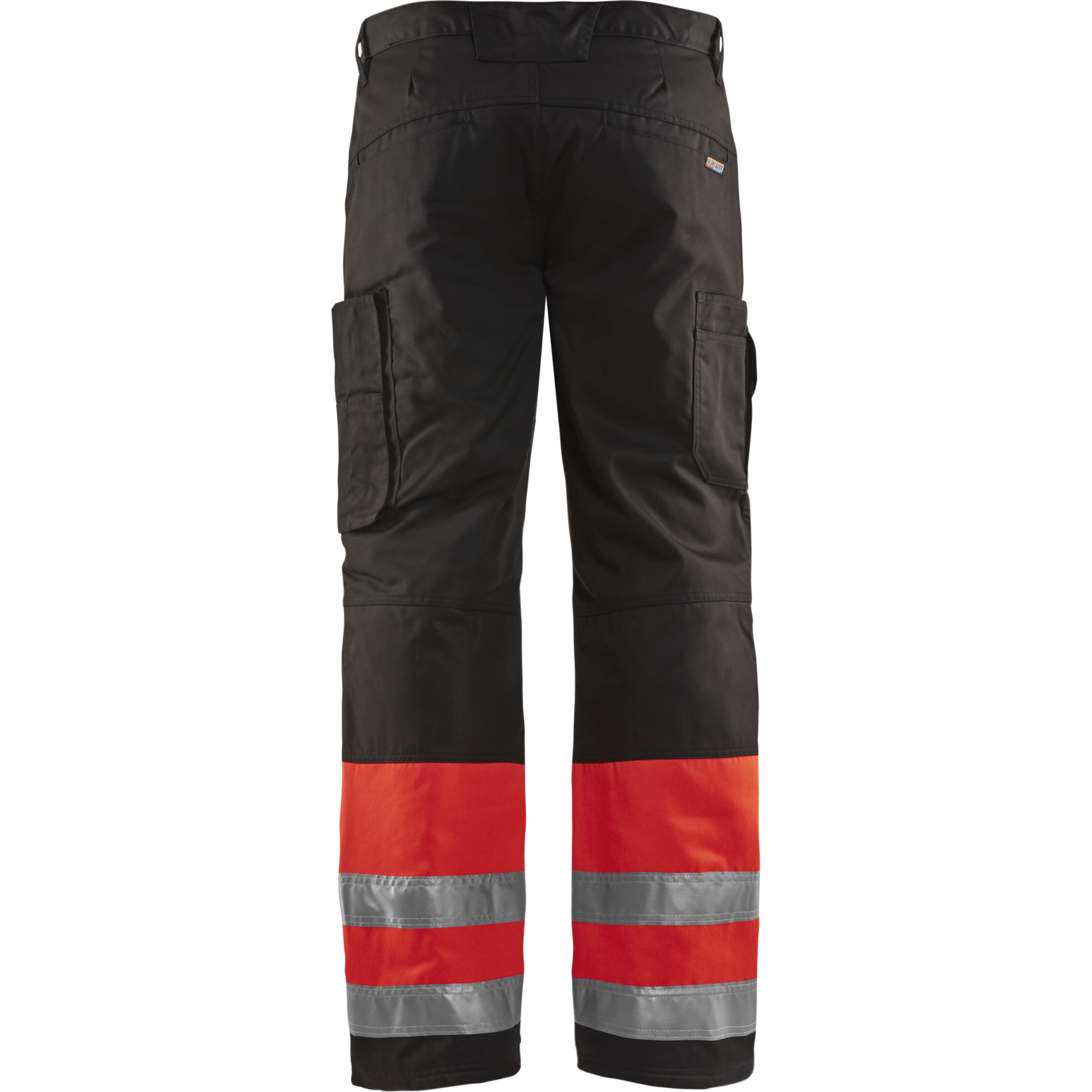 Blaklader High Vis Work Trousers, Red/Black (3)
