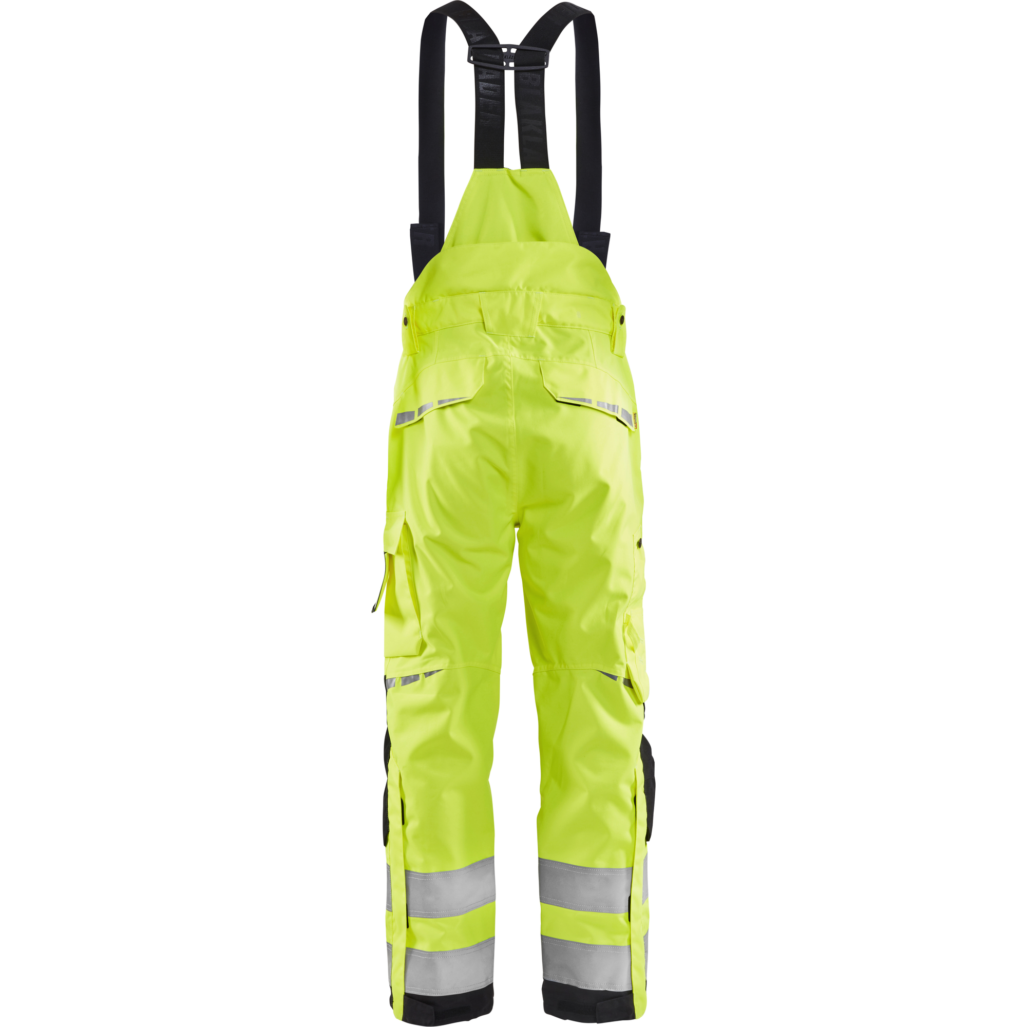 Blaklader High Vis Shell Work Trousers, Yellow/Black (4)