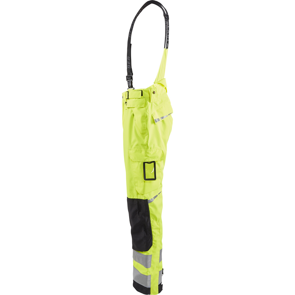 Blaklader High Vis Shell Work Trousers, Yellow/Black (3)