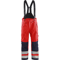 Blaklader High Vis Shell Work Trousers, Red/Black