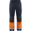 Blaklader Multinorm Winter Work Trousers, Navy/Orange