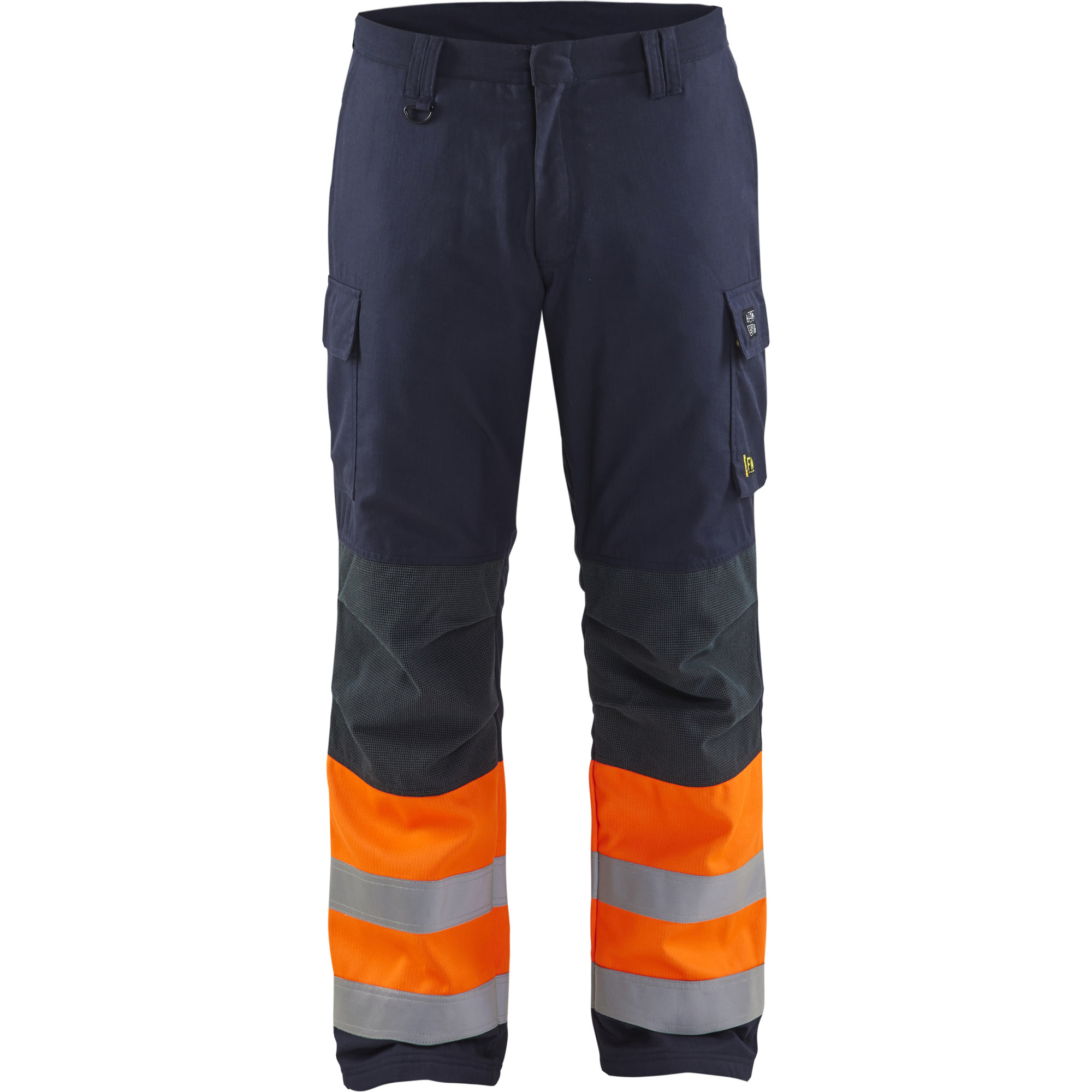 Blaklader Multinorm Winter Work Trousers, Navy/Orange
