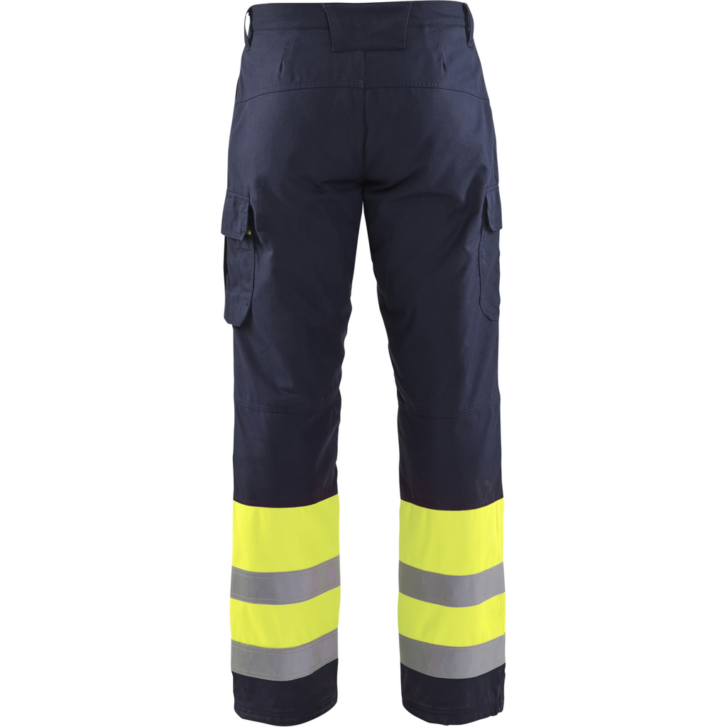 Blaklader Multinorm Winter Work Trousers, Navy/Yellow (4)