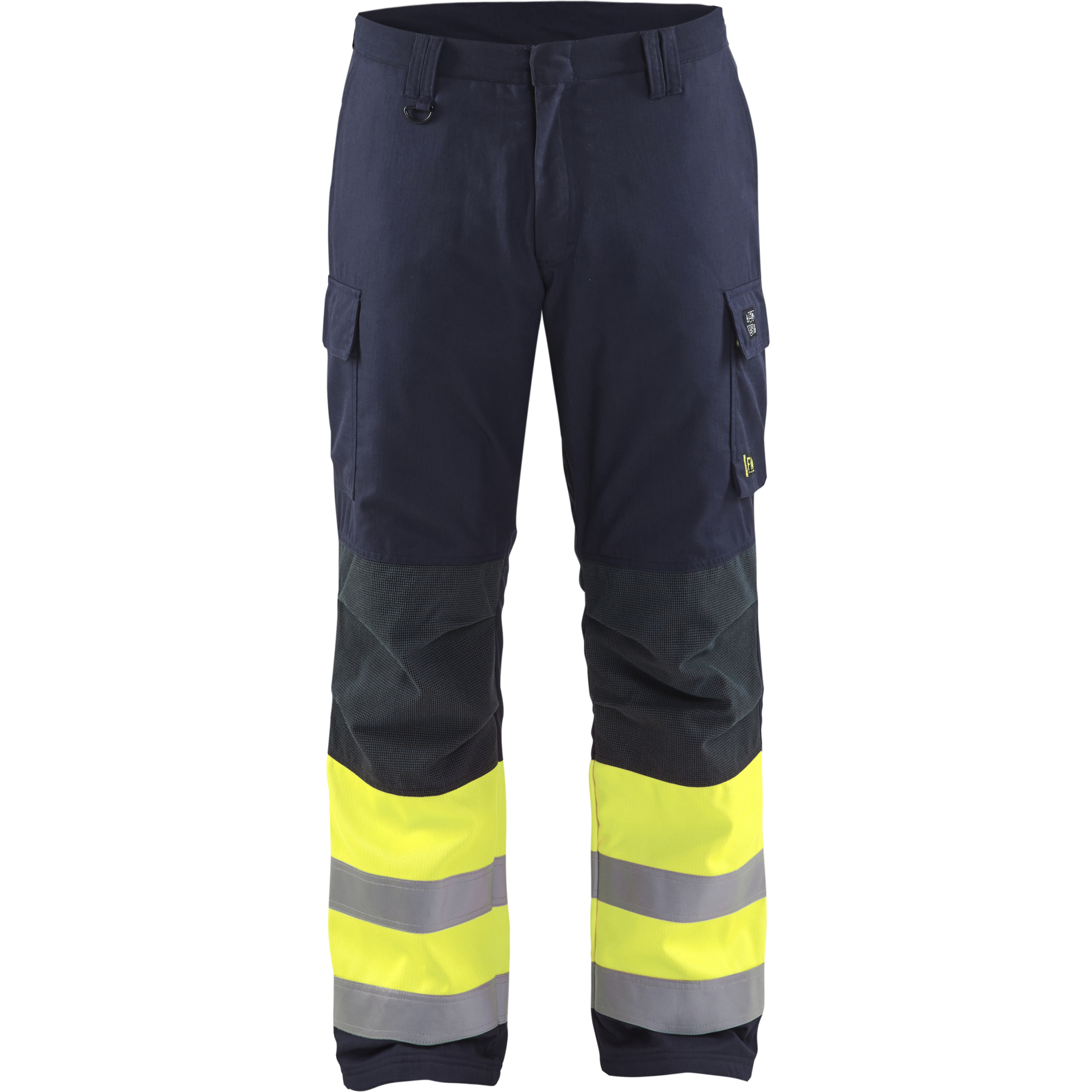 Blaklader Multinorm Winter Work Trousers, Navy/Yellow