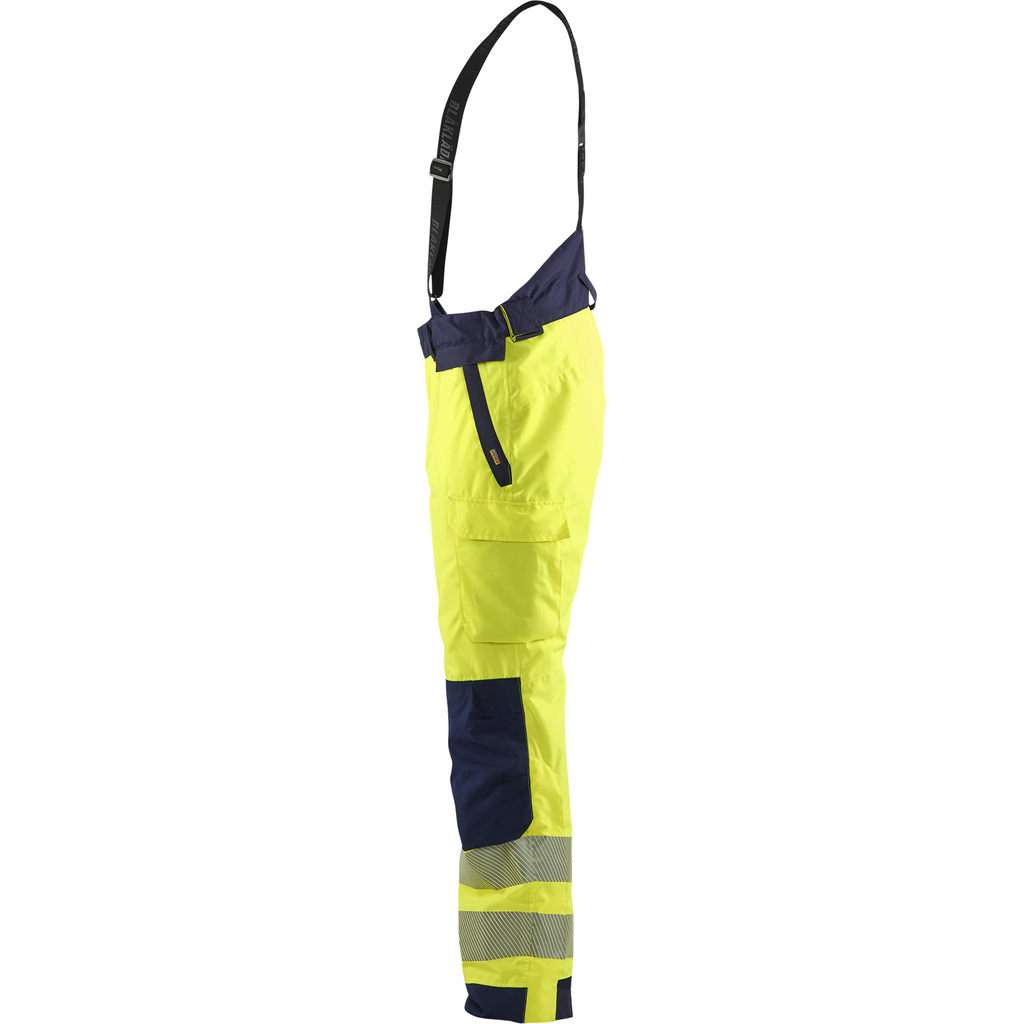 Blaklader High Vis Winter Trousers, Yellow/Navy Blue (3)