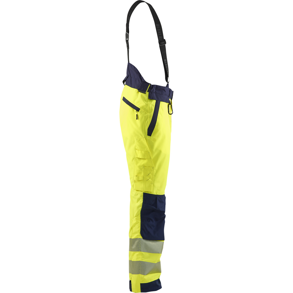 Blaklader High Vis Winter Trousers, Yellow/Navy Blue (2)