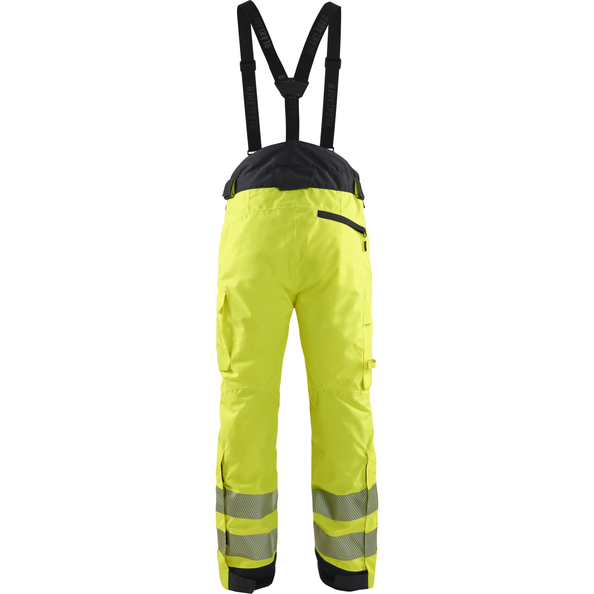 Blaklader High Vis Winter Trousers, Yellow/Black (4)