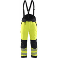 Blaklader High Vis Winter Trousers, Yellow/Black