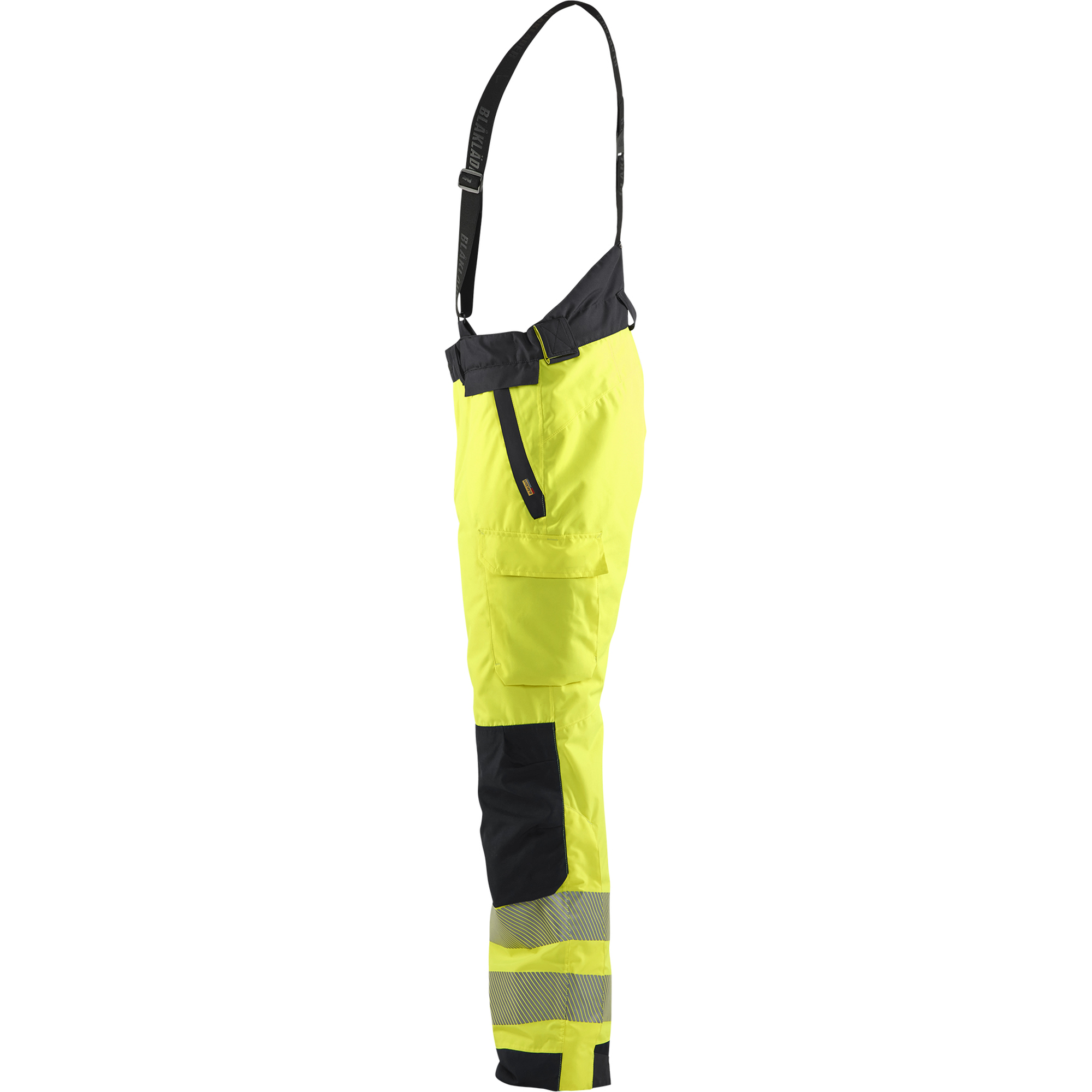 Blaklader High Vis Winter Trousers, Yellow/Black (3)
