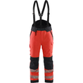 Blaklader High Vis Winter Trousers, Red/Black