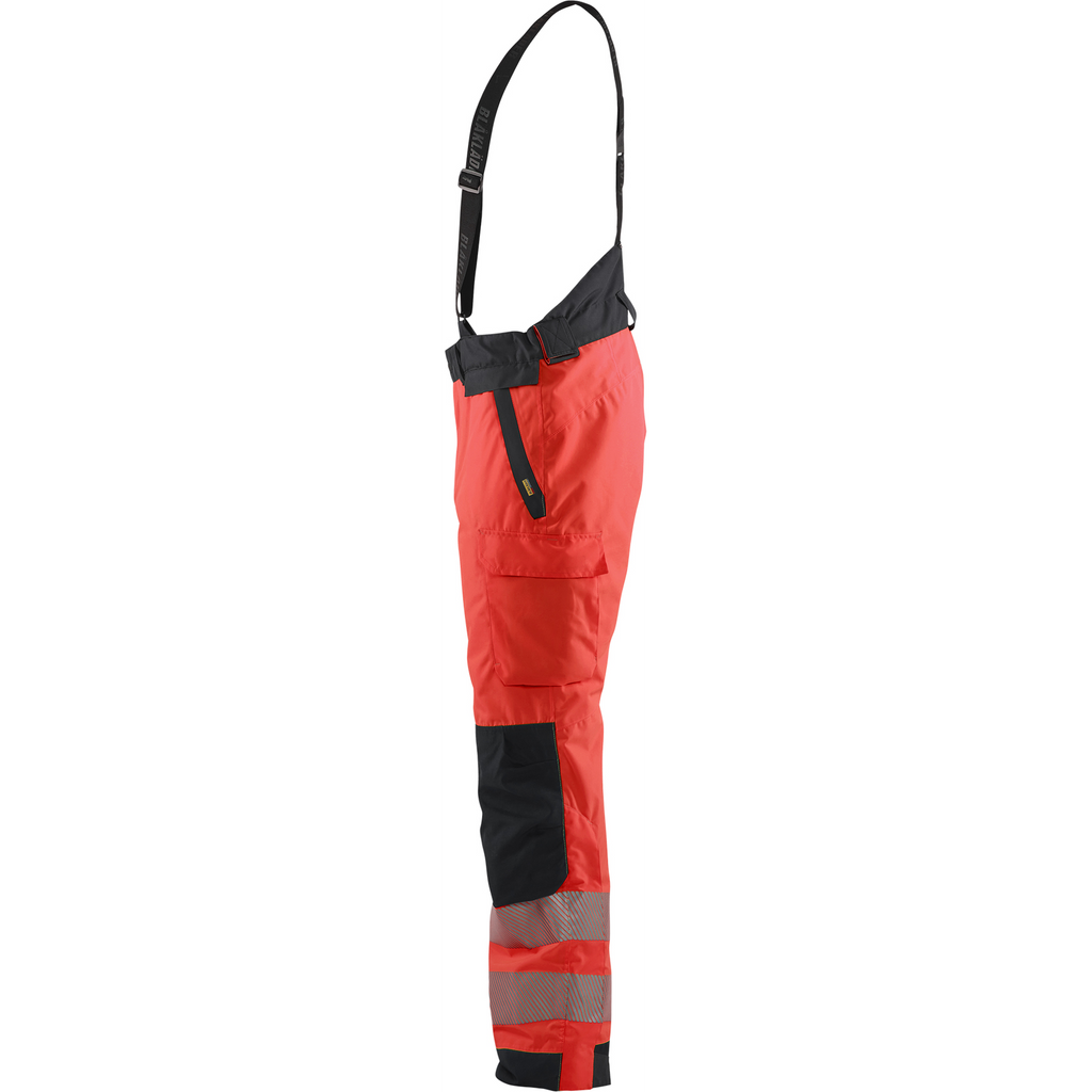 Blaklader High Vis Winter Trousers, Red/Black (3)