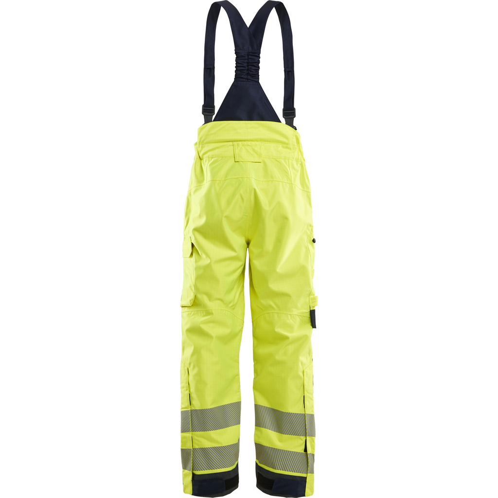 Blaklader Multinorm Shell Work Trousers, Yellow/Navy Blue (5)