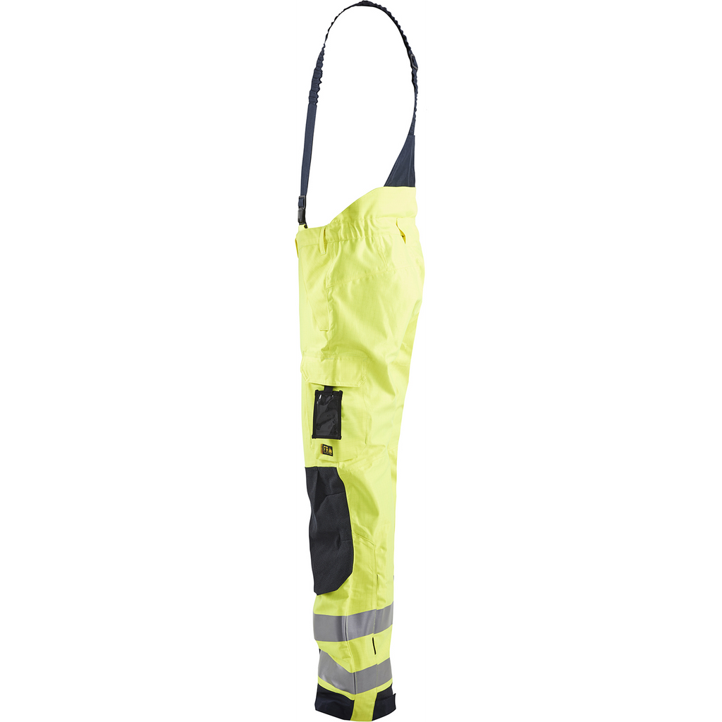 Blaklader Multinorm Shell Work Trousers, Yellow/Navy Blue (3)