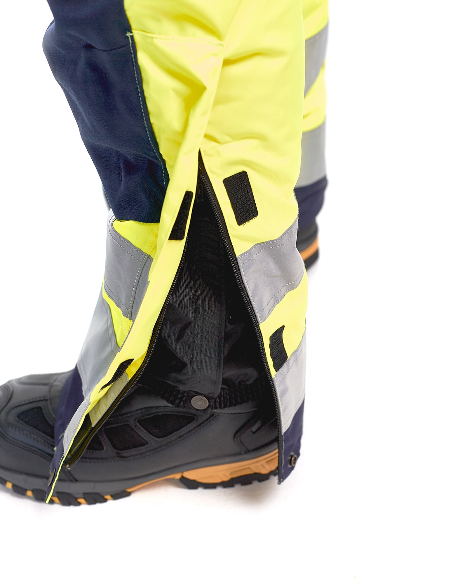 Blaklader High Vis Winter Bib and Brace, Yellow/Navy (6)