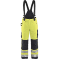 Blaklader High Vis Winter Bib and Brace, Yellow/Black