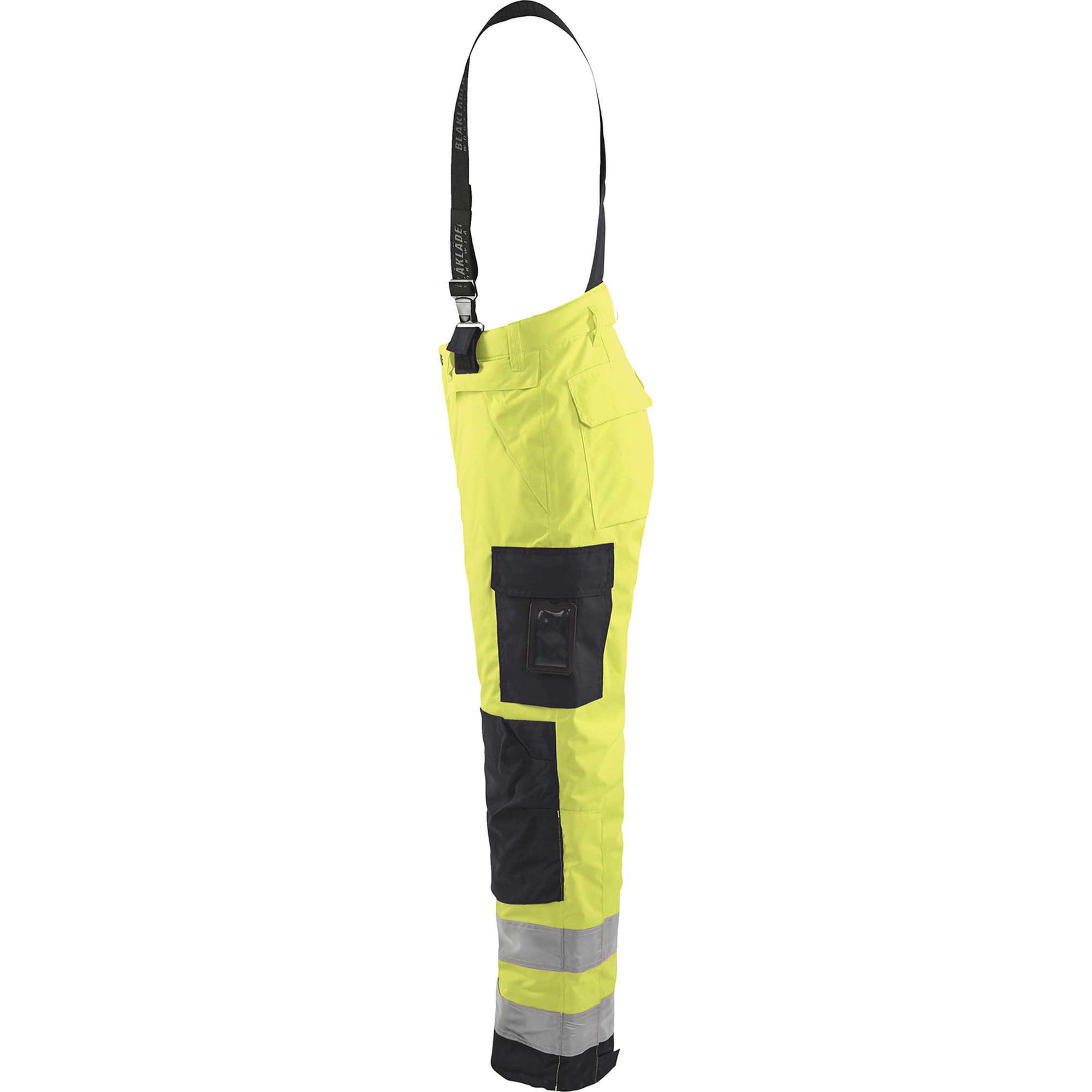 Blaklader High Vis Winter Bib and Brace, Yellow/Black (3)