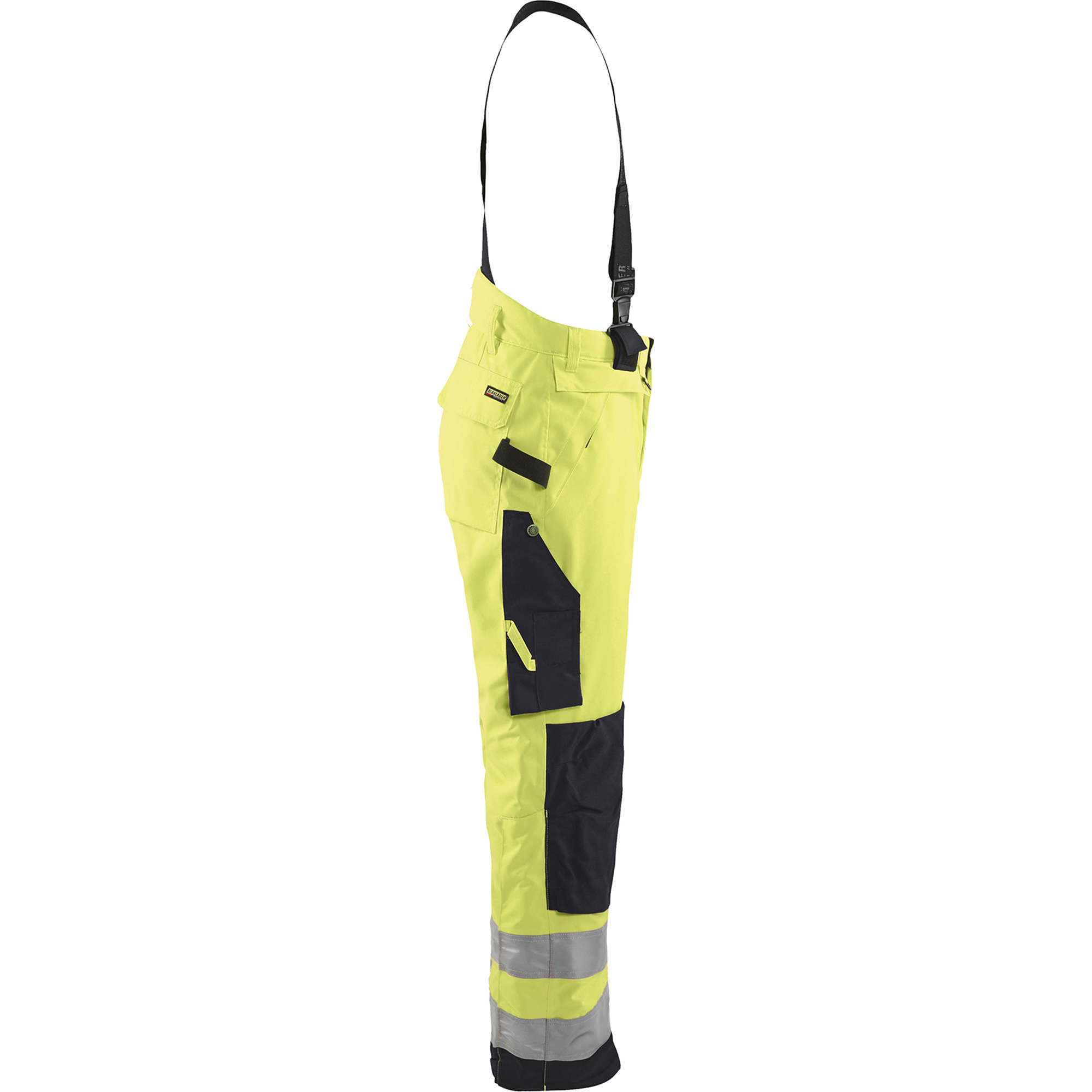 Blaklader High Vis Winter Bib and Brace, Yellow/Black (2)