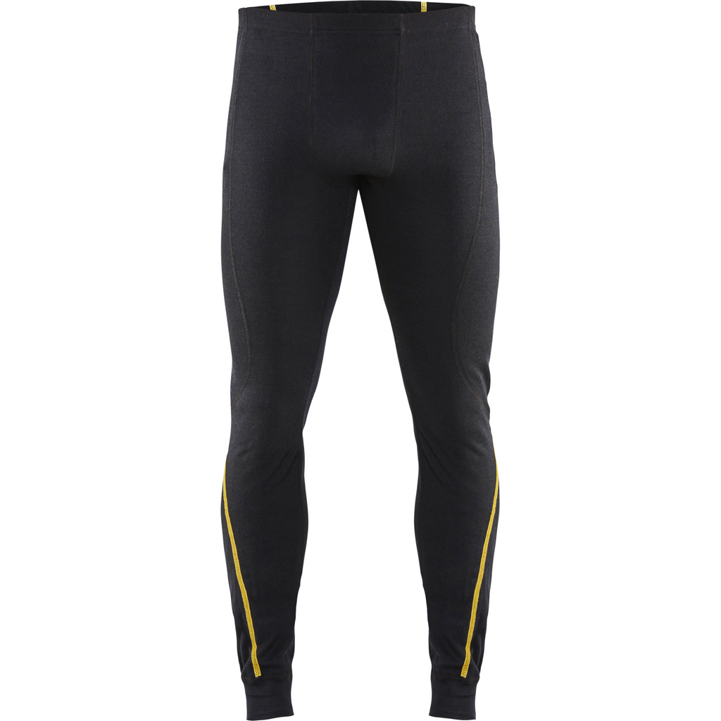 Blaklader Merino Wool Flame Retardant Long Johns, Black