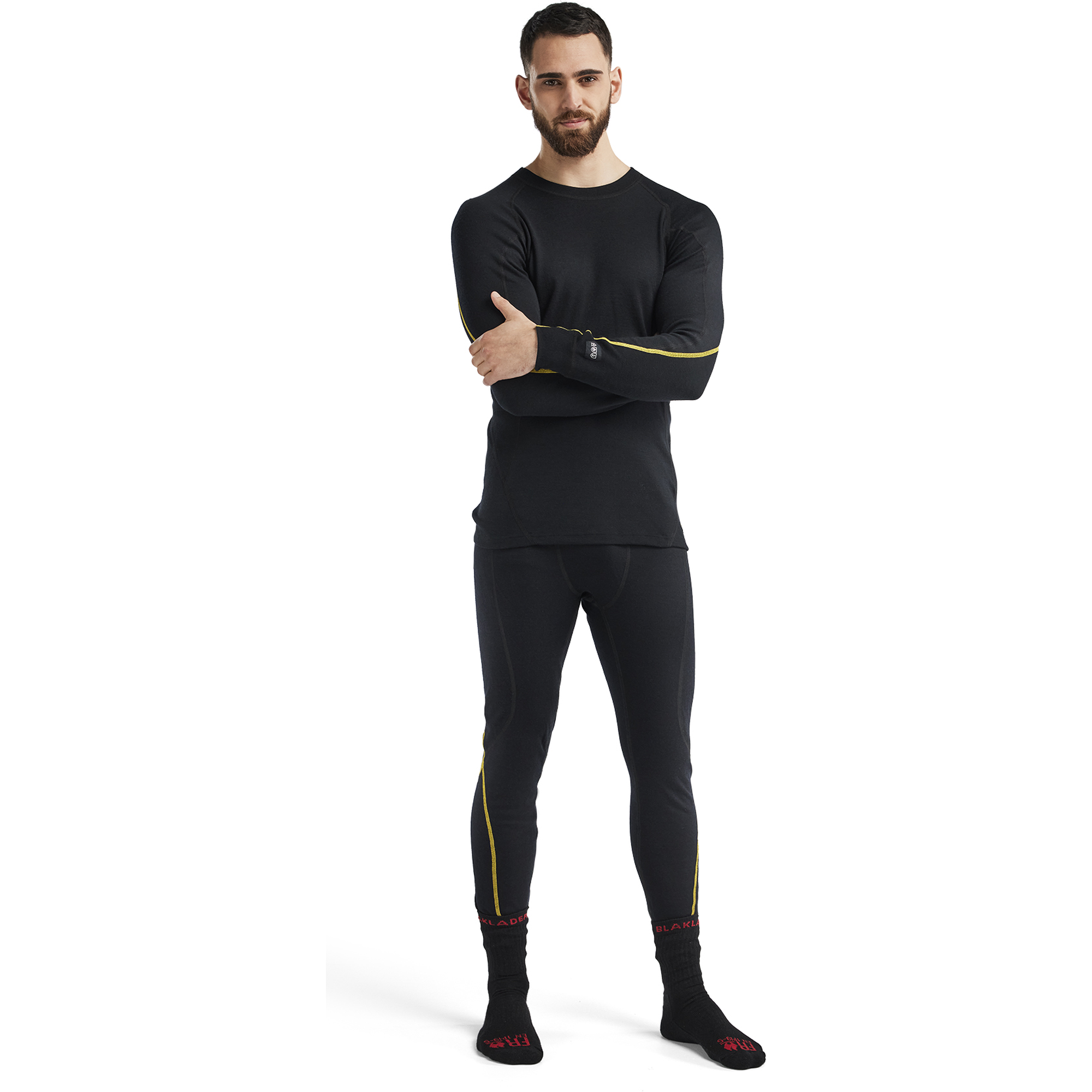 Blaklader Merino Wool Flame Retardant Long Johns, Black (5)