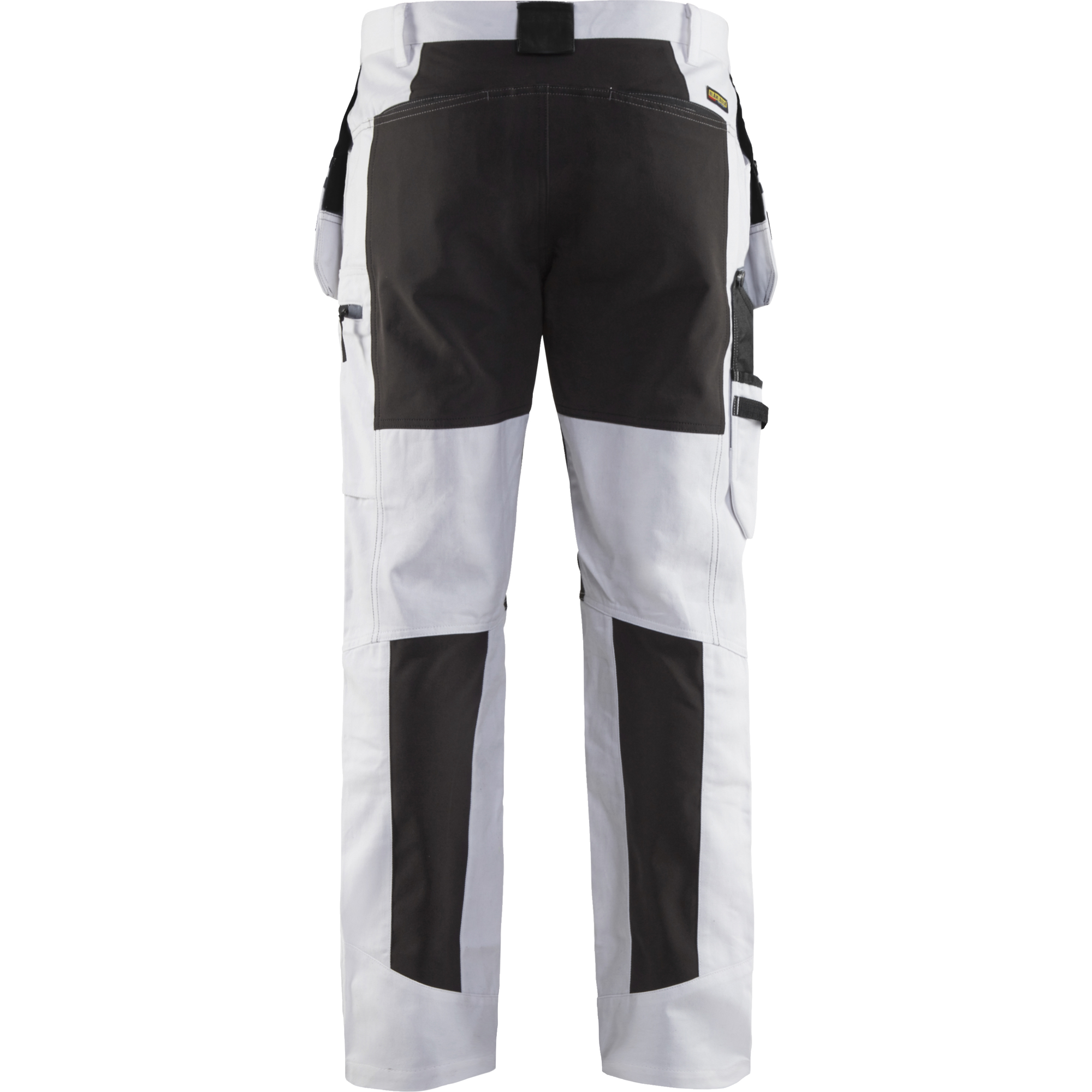 Blaklader Painter Trousers with Stretch Inserts, White/Black (4)