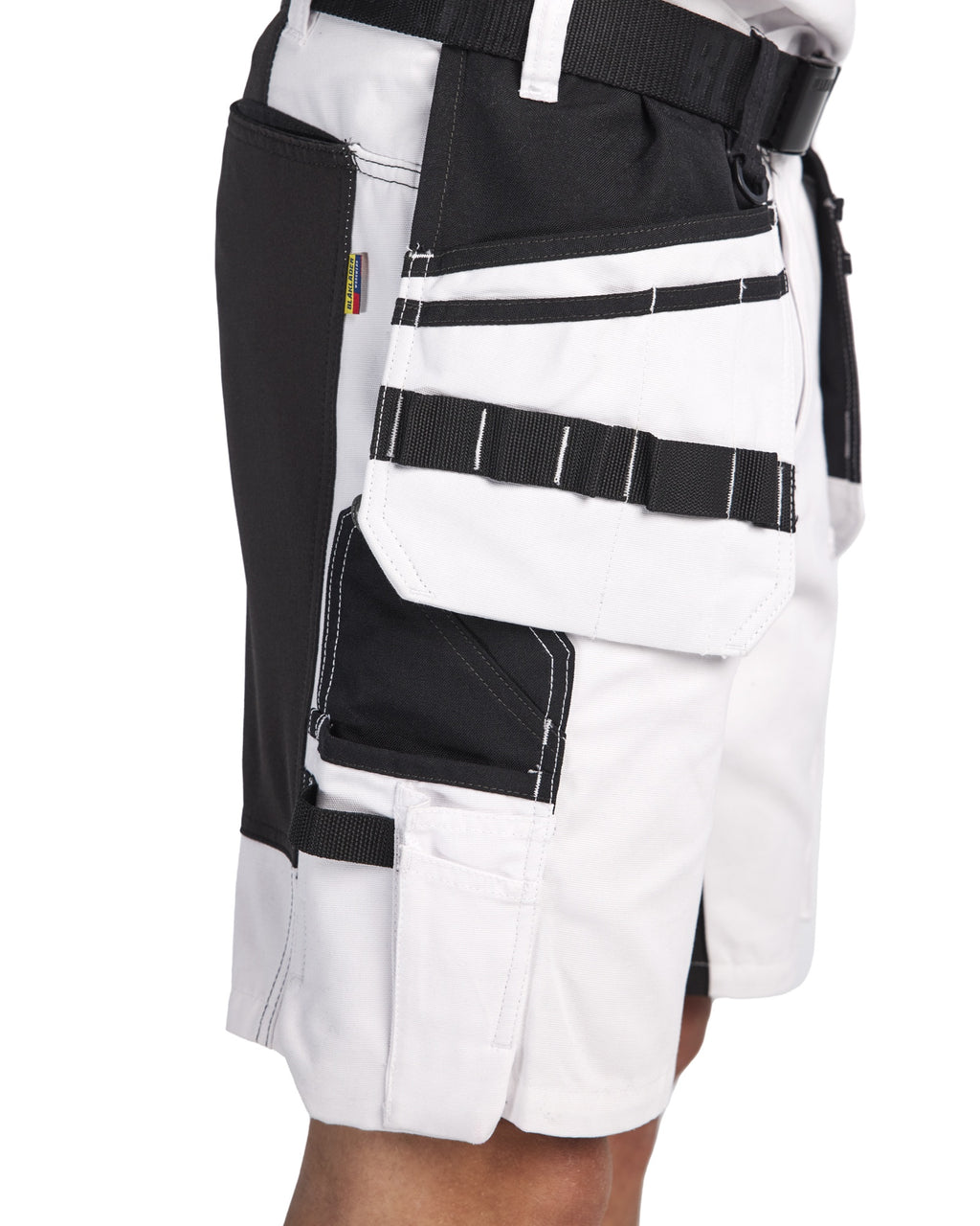 Blaklader X1900 Stretch Painter Shorts, White/Black (6)