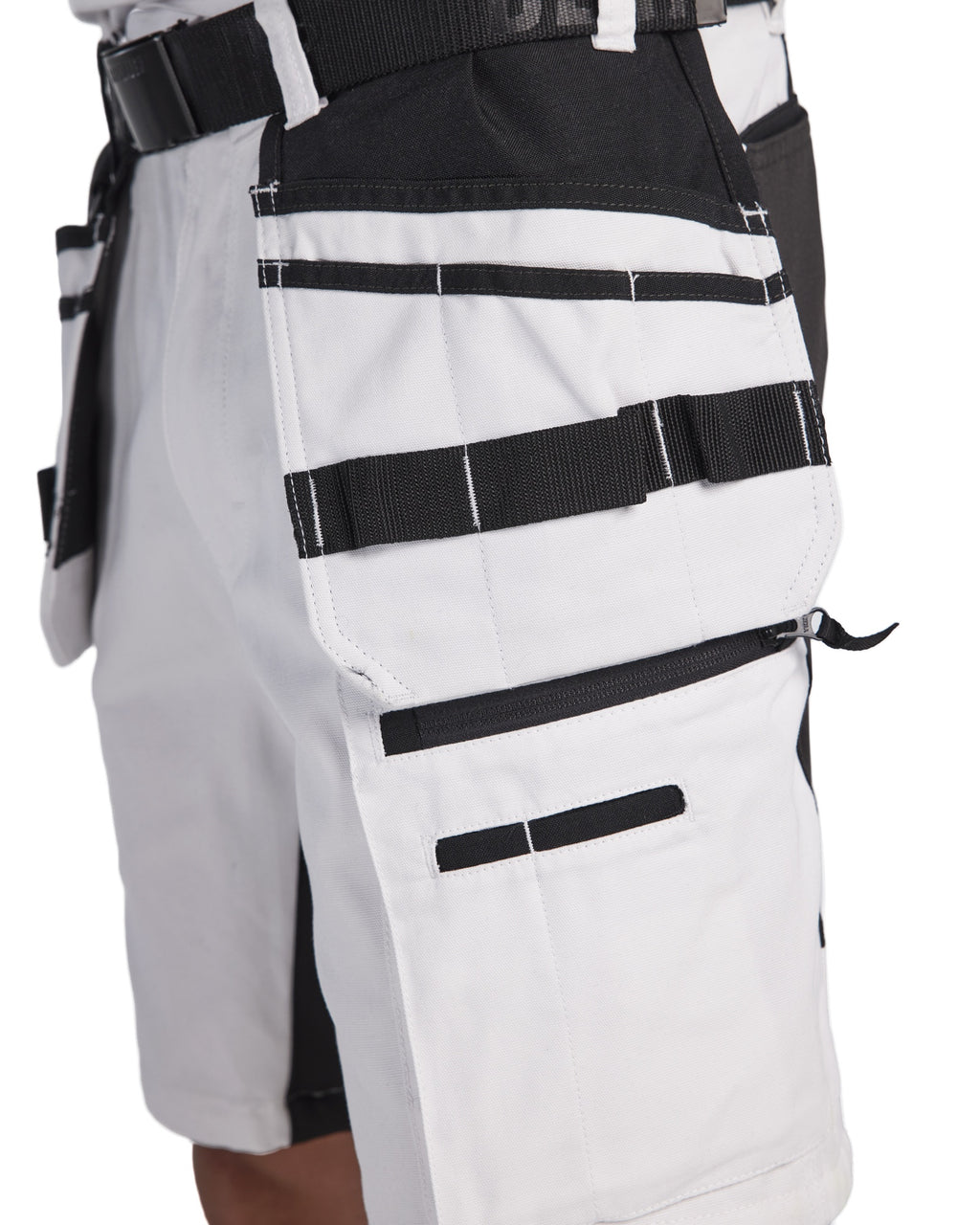 Blaklader X1900 Stretch Painter Shorts, White/Black (7)