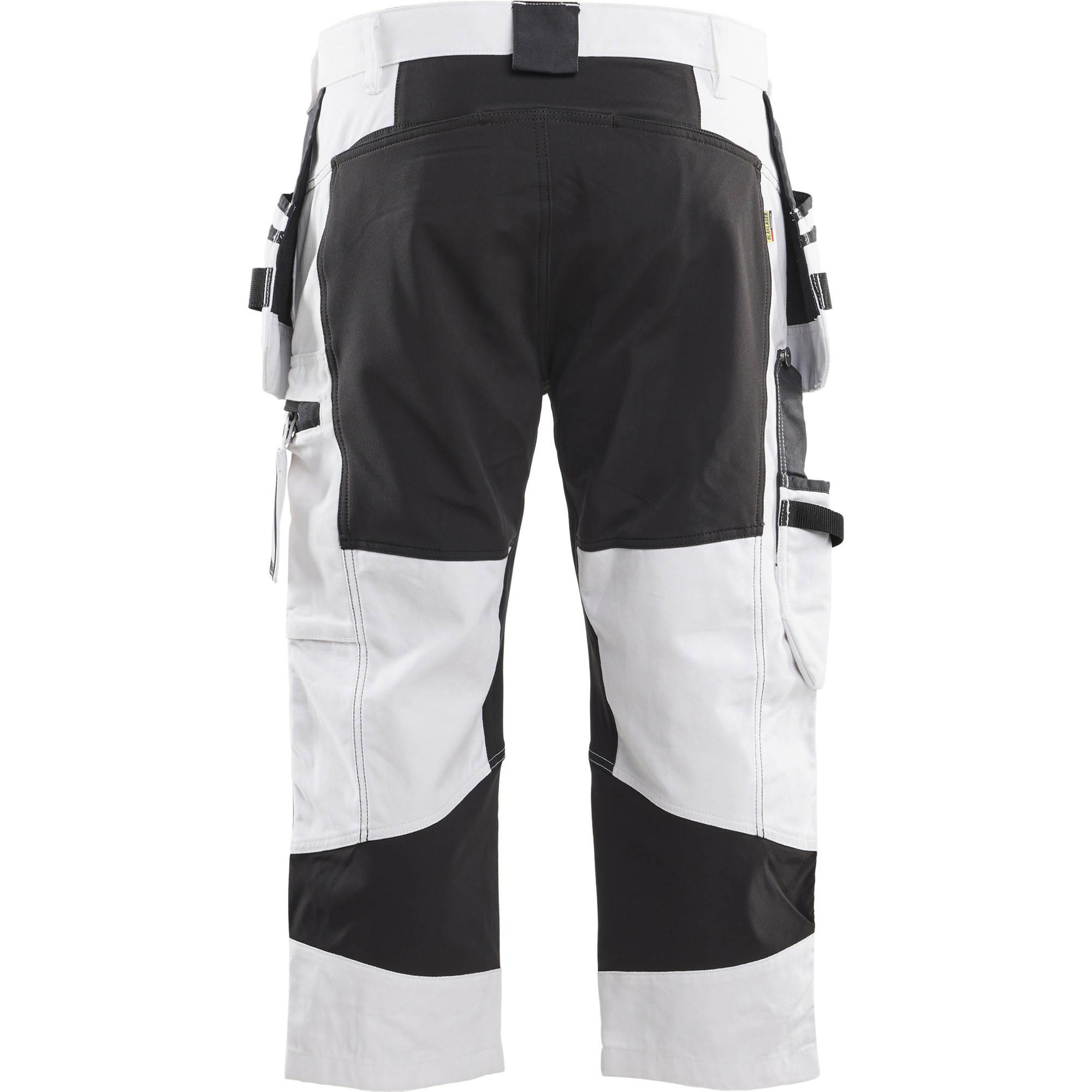 Blaklader Painter Pirate Stretch Shorts, White/Black (4)